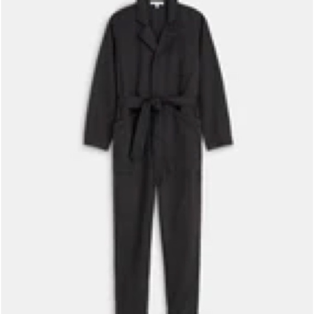 Alex Mill Charcoal Jumpsuit with Tie Belt